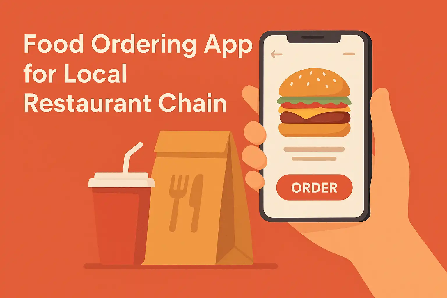 Food Ordering App for Local Restaurant Chain banner