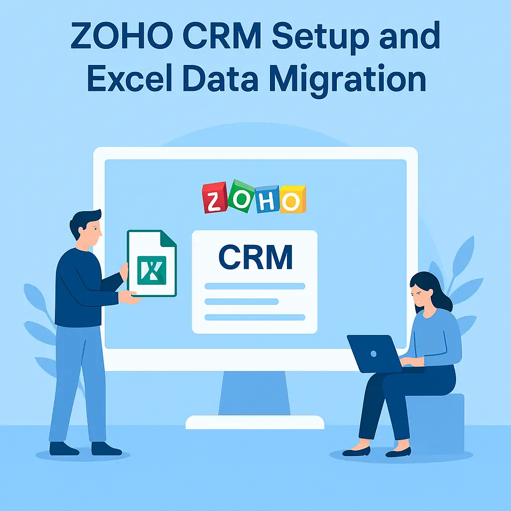 ZOHO CRM Setup and Excel Data Migration banner